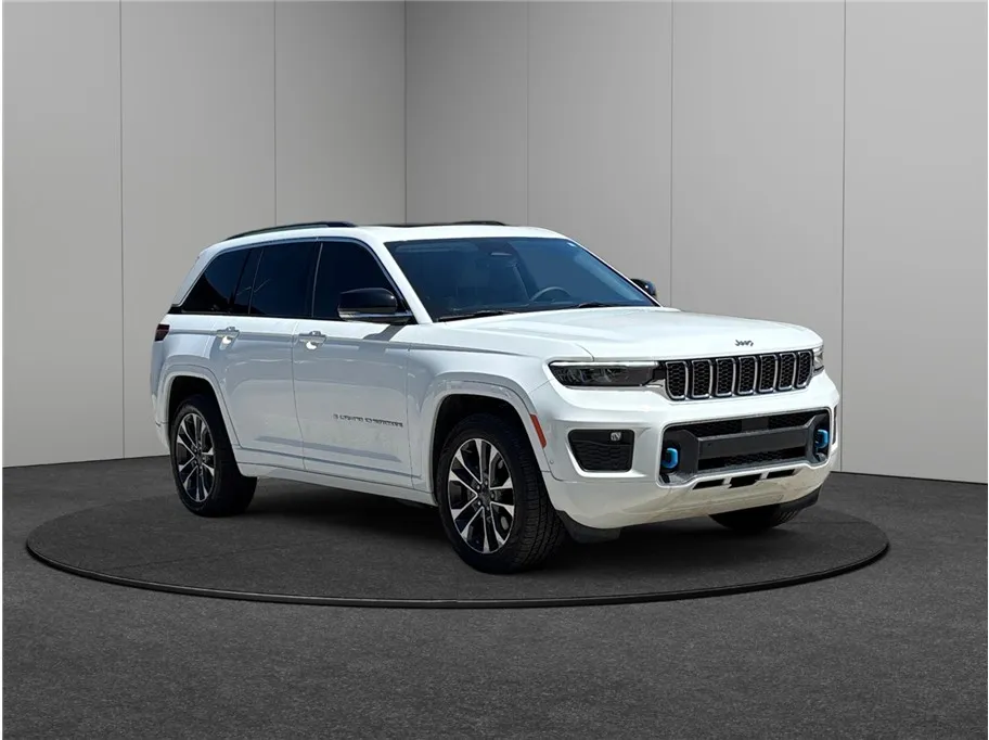 White 2022 Jeep Grand Cherokee 4xe Overland Sport Utility 4D for sale in Jacksonville, FL