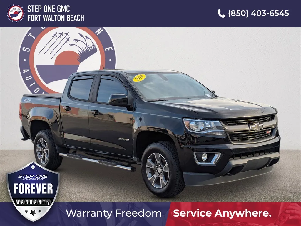 Black 2018 Chevrolet Colorado Z71 for sale in Fort Walton Beach, FL