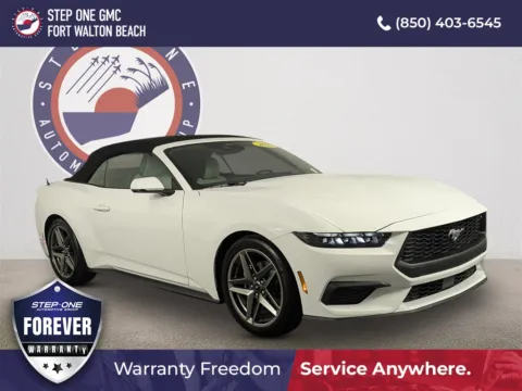 White 2025 Ford Mustang EcoBoost Premium for sale in Fort Walton Beach, FL
