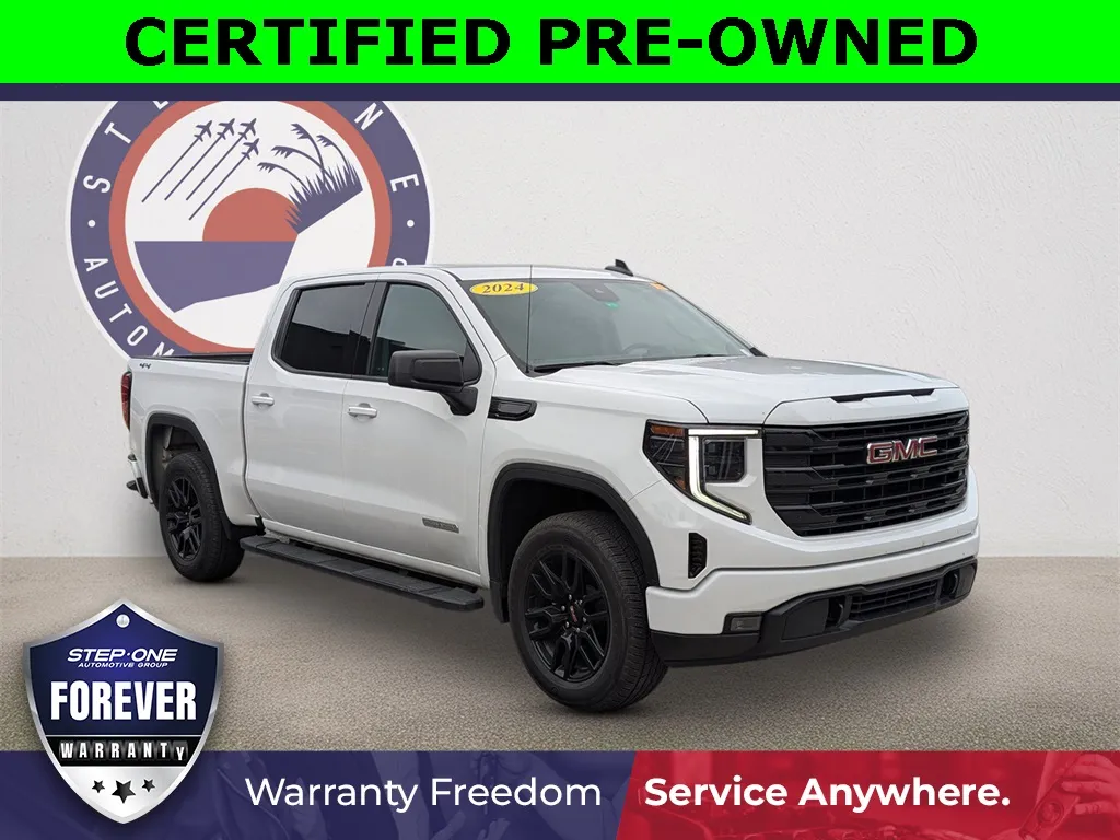 White 2024 GMC Sierra 1500 Elevation for sale in Fort Walton Beach, FL