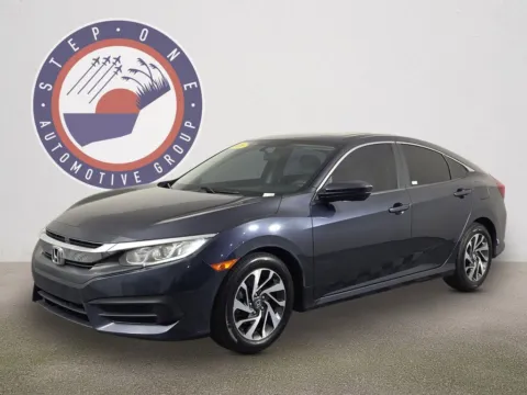 Blue 2016 Honda Civic EX for sale in Fort Walton Beach, FL