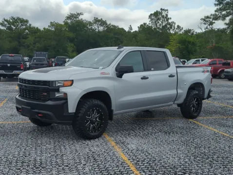 Silver 2021 Chevrolet Silverado 1500 Custom Trail Boss for sale in Fort Walton Beach, FL