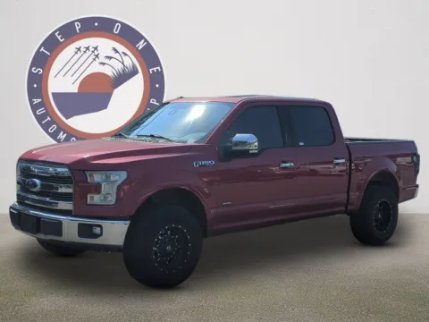 Red 2016 Ford F-150 Lariat for sale in Fort Walton Beach, FL