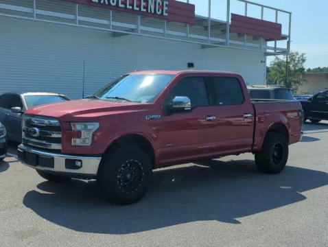 Red 2016 Ford F-150 Lariat for sale in Fort Walton Beach, FL