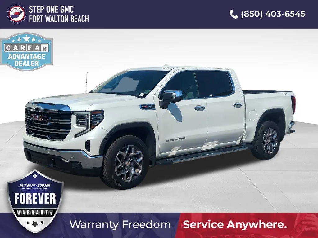 White 2025 GMC Sierra 1500 SLT for sale in Fort Walton Beach, FL
