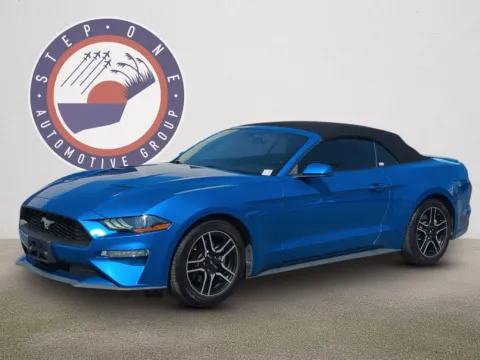 Blue 2019 Ford Mustang EcoBoost Premium for sale in Fort Walton Beach, FL
