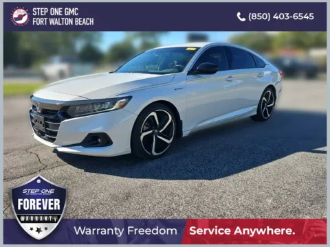 White 2022 Honda Accord Hybrid Sport for sale in Fort Walton Beach, FL