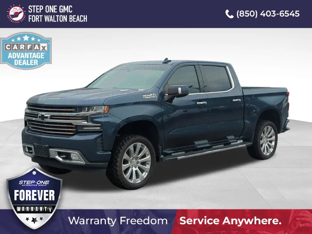 Blue 2020 Chevrolet Silverado 1500 High Country for sale in Fort Walton Beach, FL