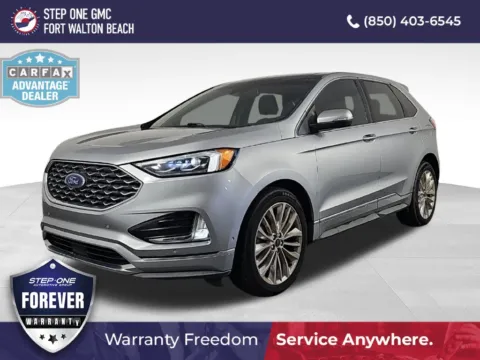 Silver 2020 Ford Edge Titanium for sale in Fort Walton Beach, FL