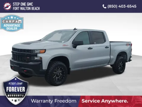 Silver 2021 Chevrolet Silverado 1500 Custom Trail Boss for sale in Fort Walton Beach, FL