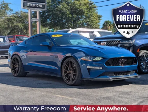 Blue 2022 Ford Mustang GT Premium for sale in Fort Walton Beach, FL