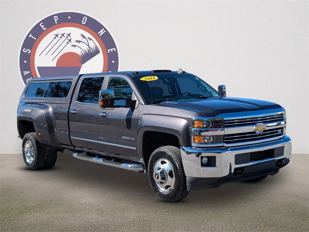 Gray 2016 Chevrolet Silverado 3500HD LTZ for sale in Fort Walton Beach, FL