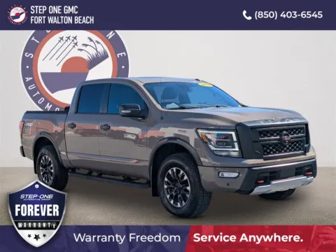 Beige 2021 Nissan Titan PRO-4X for sale in Fort Walton Beach, FL