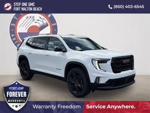 White 2026 GMC Acadia Elevation for sale in Fort Walton Beach, FL