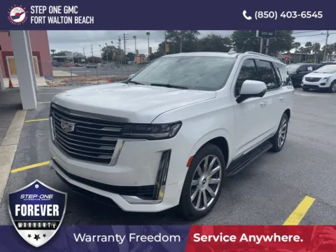 White 2021 Cadillac Escalade Premium Luxury Platinum for sale in Fort Walton Beach, FL