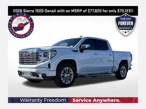 White 2026 GMC Sierra 1500 Denali for sale in Pensacola, FL