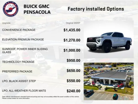 Another view of 2026 GMC Canyon Elevation for sale in Pensacola, FL at Step One Cadillac Buick GMC Pensacola