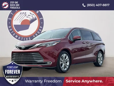Red 2023 Toyota Sienna Platinum for sale in Pensacola, FL