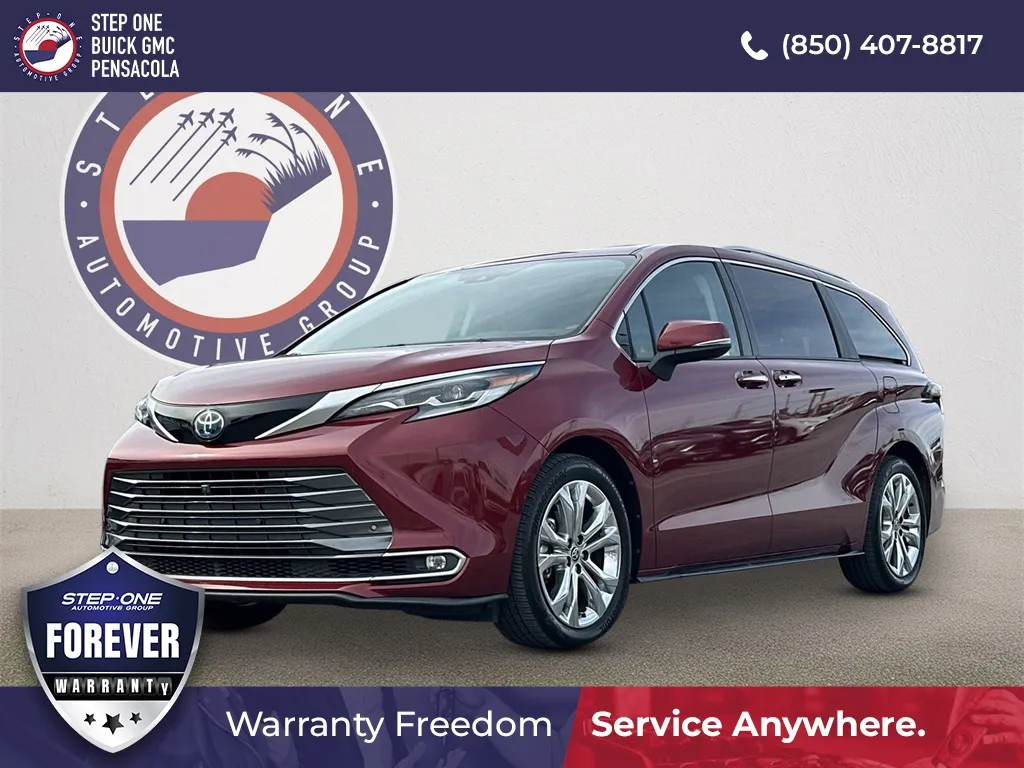 Red 2023 Toyota Sienna Platinum for sale in Pensacola, FL
