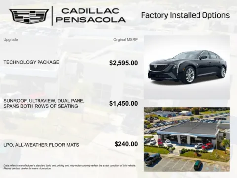 Another view of 2026 Cadillac CT5 Premium Luxury for sale in Pensacola, FL at Step One Cadillac Buick GMC Pensacola