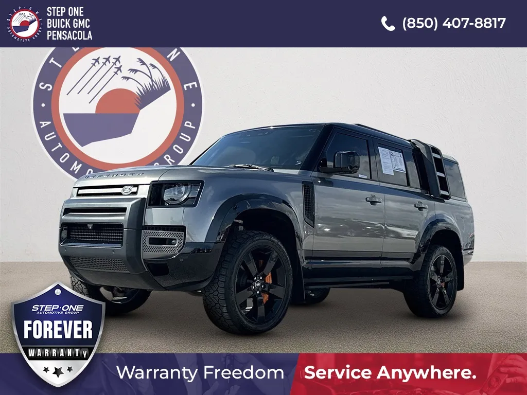 Silver 2024 Land Rover Defender 130 X-Dynamic SE for sale in Pensacola, FL
