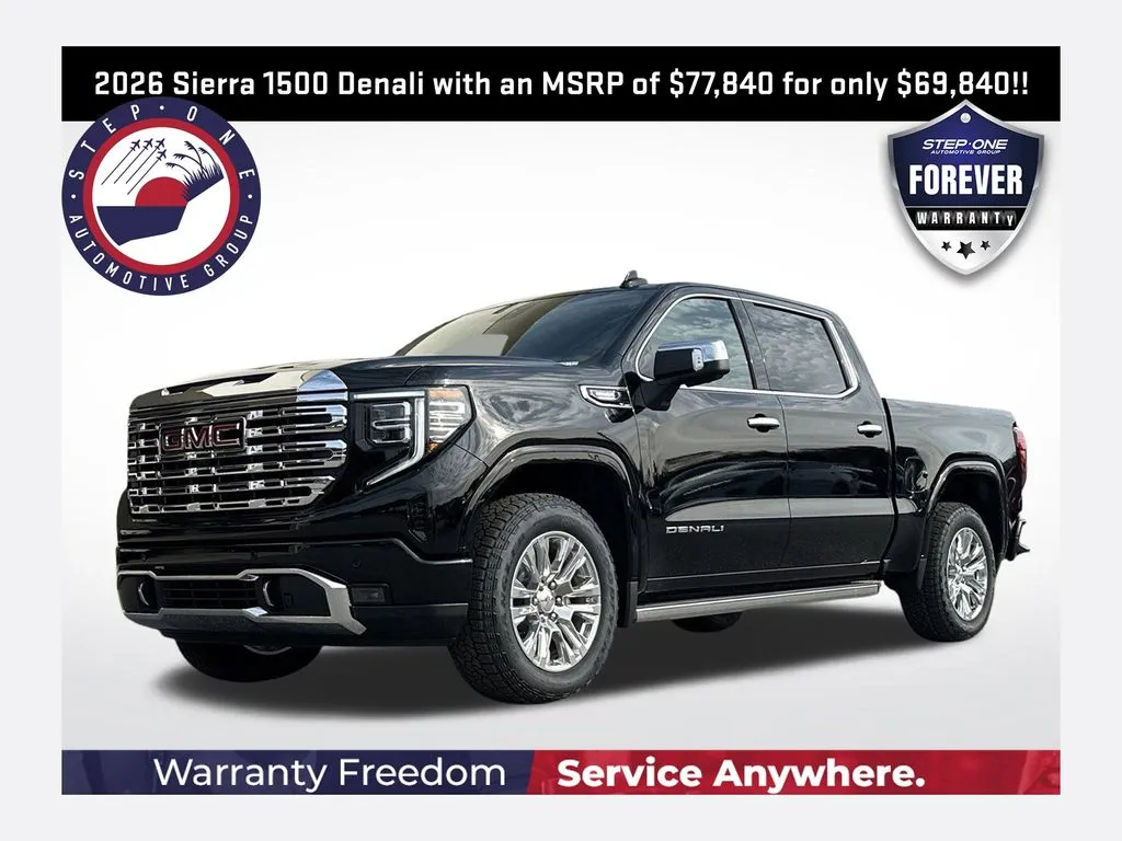 Black 2026 GMC Sierra 1500 Denali for sale in Pensacola, FL