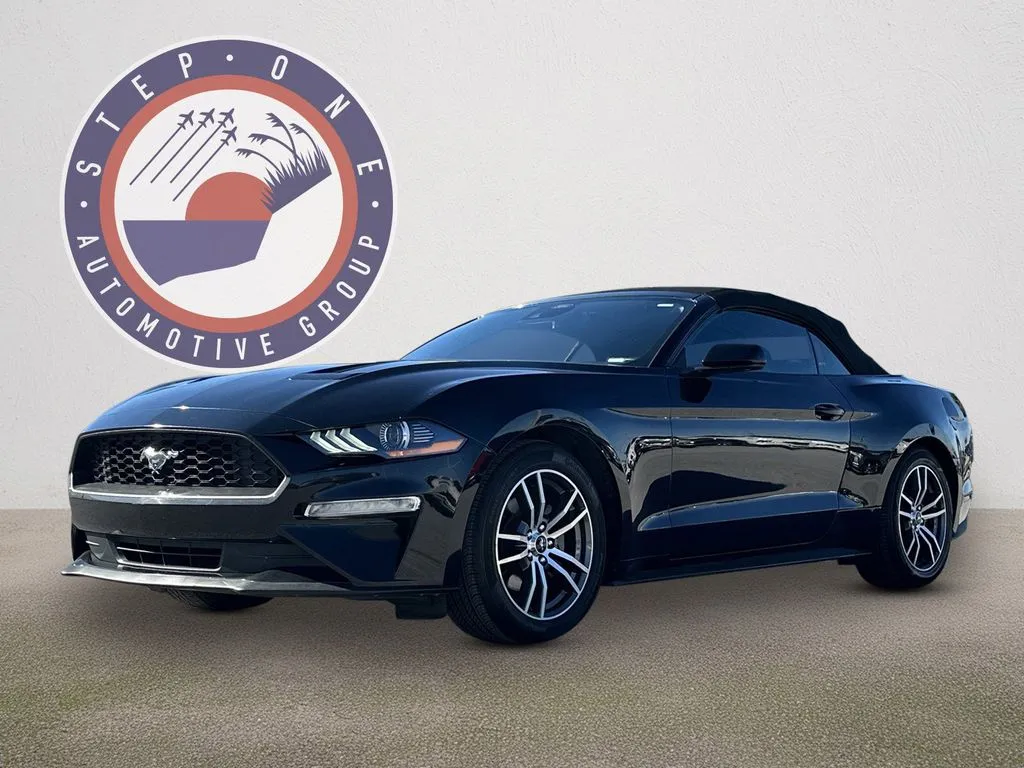 Black 2022 Ford Mustang EcoBoost Premium for sale in Pensacola, FL