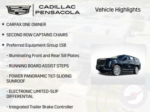 More photos of 2025 Cadillac Escalade Premium Luxury at Step One Cadillac Buick GMC Pensacola, FL