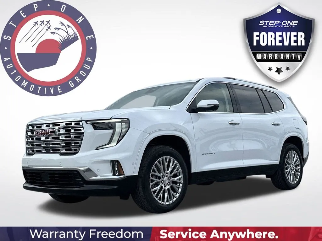 White 2026 GMC Acadia Denali for sale in Pensacola, FL