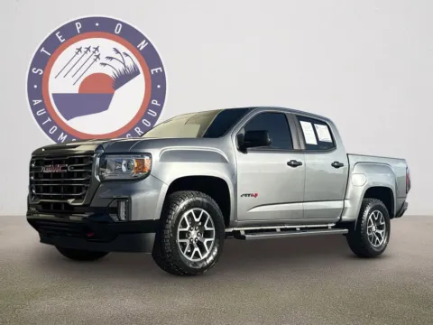 Photos of 2021 GMC Canyon AT4 w/Leather for sale in Pensacola, FL at Step One Cadillac Buick GMC Pensacola