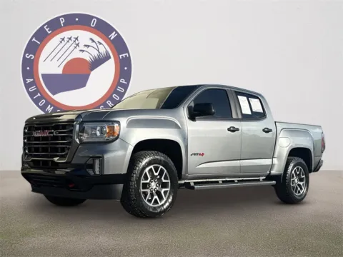Photos of 2021 GMC Canyon AT4 w/Leather for sale in Pensacola, FL at Step One Cadillac Buick GMC Pensacola