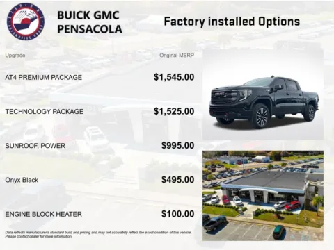 Another view of 2026 GMC Sierra 1500 AT4 for sale in Pensacola, FL at Step One Cadillac Buick GMC Pensacola