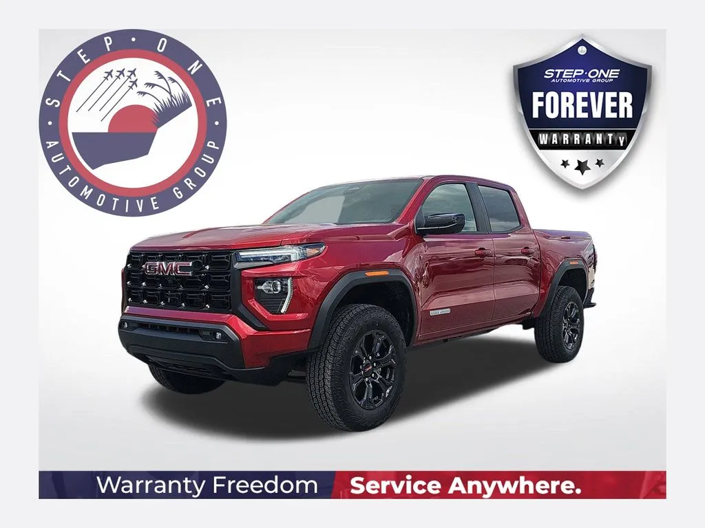 Red 2025 GMC Canyon Elevation for sale in Pensacola, FL