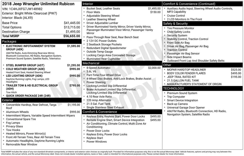 2018 Jeep Wrangler Unlimited Rubicon for sale in Pensacola, FL