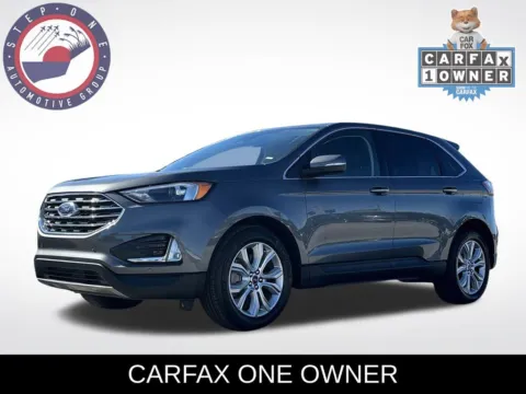 Gray 2022 Ford Edge Titanium for sale in Pensacola, FL
