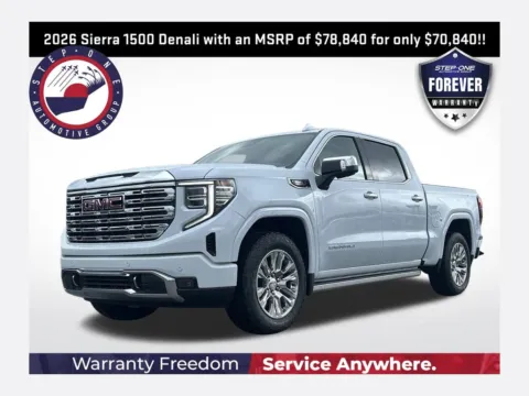 White 2026 GMC Sierra 1500 Denali for sale in Pensacola, FL