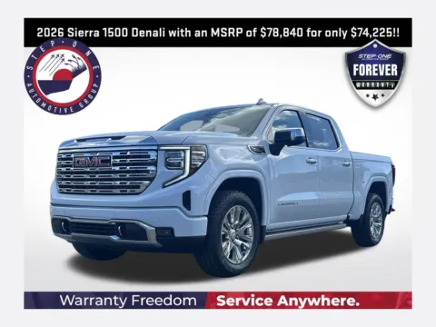 White 2026 GMC Sierra 1500 Denali for sale in Pensacola, FL