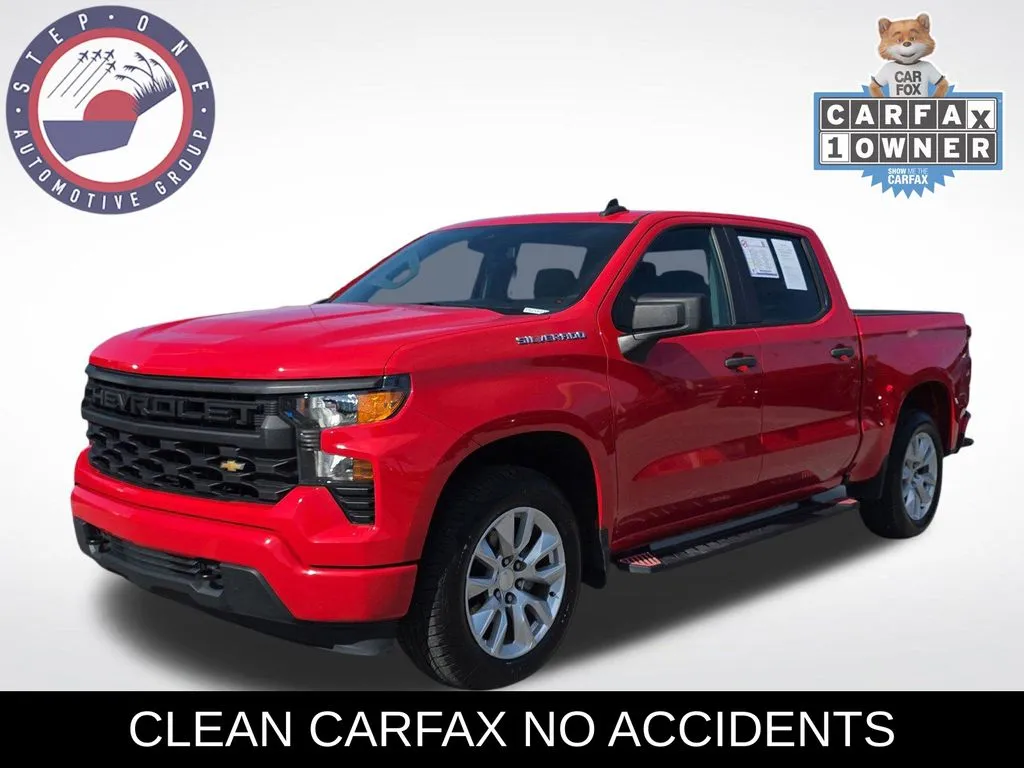 Red 2022 Chevrolet Silverado 1500 Custom for sale in Pensacola, FL