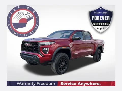 Red 2026 GMC Canyon Elevation for sale in Pensacola, FL