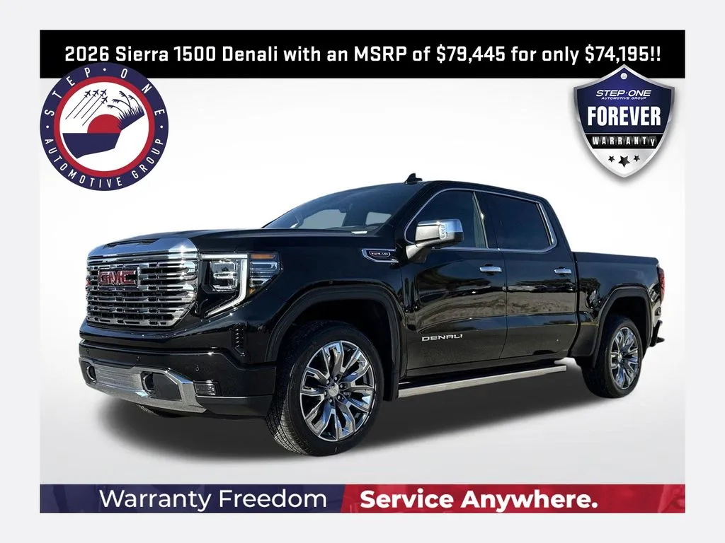 Black 2026 GMC Sierra 1500 Denali for sale in Pensacola, FL