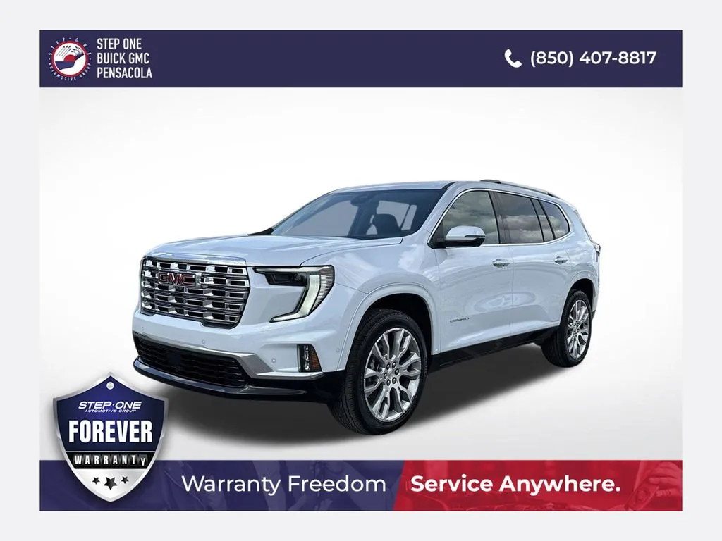 White 2026 GMC Acadia Denali for sale in Pensacola, FL