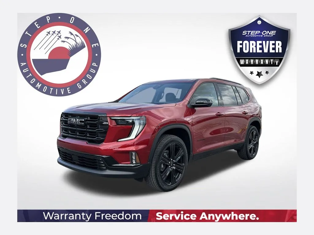 Red 2026 GMC Acadia Elevation for sale in Pensacola, FL