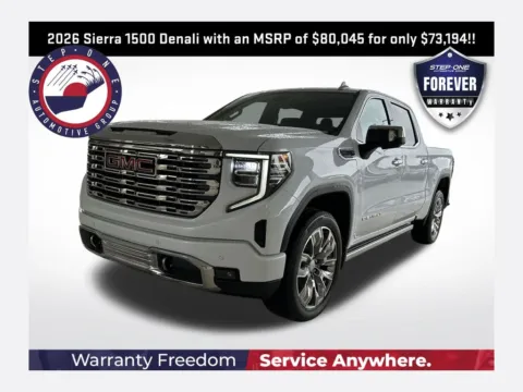 White 2026 GMC Sierra 1500 Denali for sale in Pensacola, FL