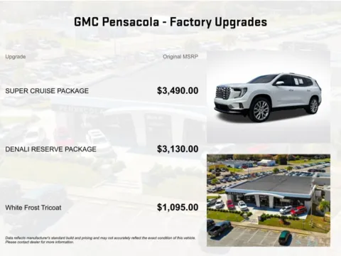 More photos of 2024 GMC Acadia Denali at Step One Cadillac Buick GMC Pensacola, FL