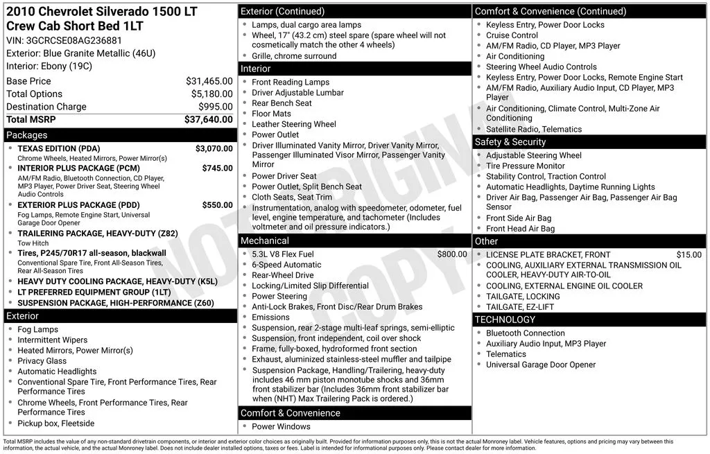 2010 Chevrolet Silverado 1500 LT for sale in Pensacola, FL