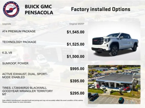 Another view of 2026 GMC Sierra 1500 AT4 for sale in Pensacola, FL at Step One Cadillac Buick GMC Pensacola