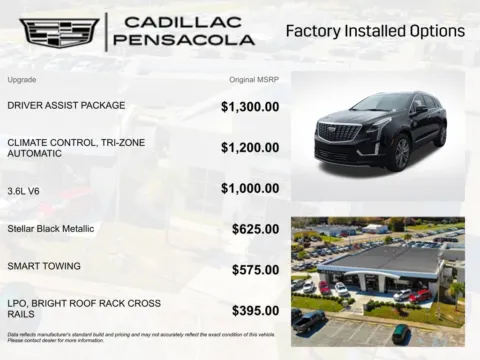 Another view of 2026 Cadillac XT5 Premium Luxury for sale in Pensacola, FL at Step One Cadillac Buick GMC Pensacola