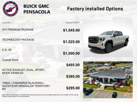 Another view of 2026 GMC Sierra 1500 AT4 for sale in Pensacola, FL at Step One Cadillac Buick GMC Pensacola