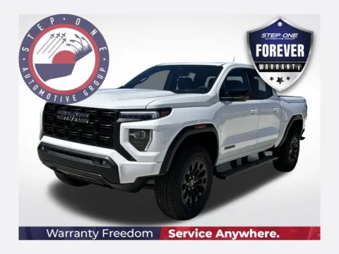 White 2026 GMC Canyon Elevation for sale in Pensacola, FL