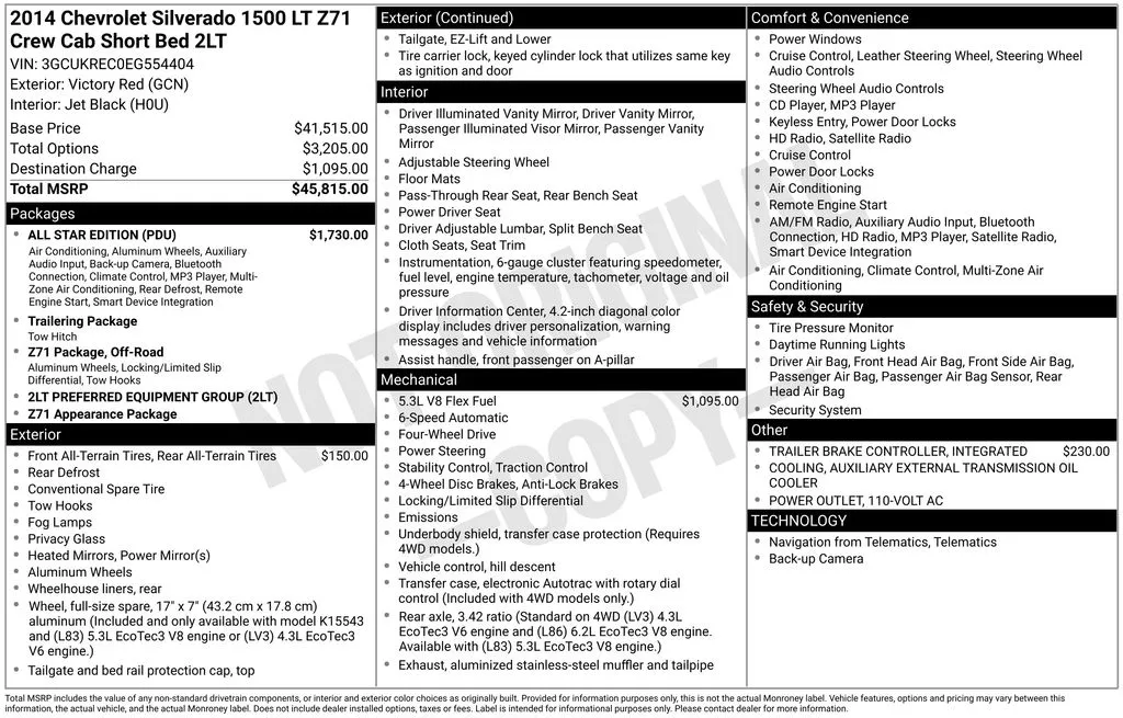 2014 Chevrolet Silverado 1500 LT for sale in Pensacola, FL